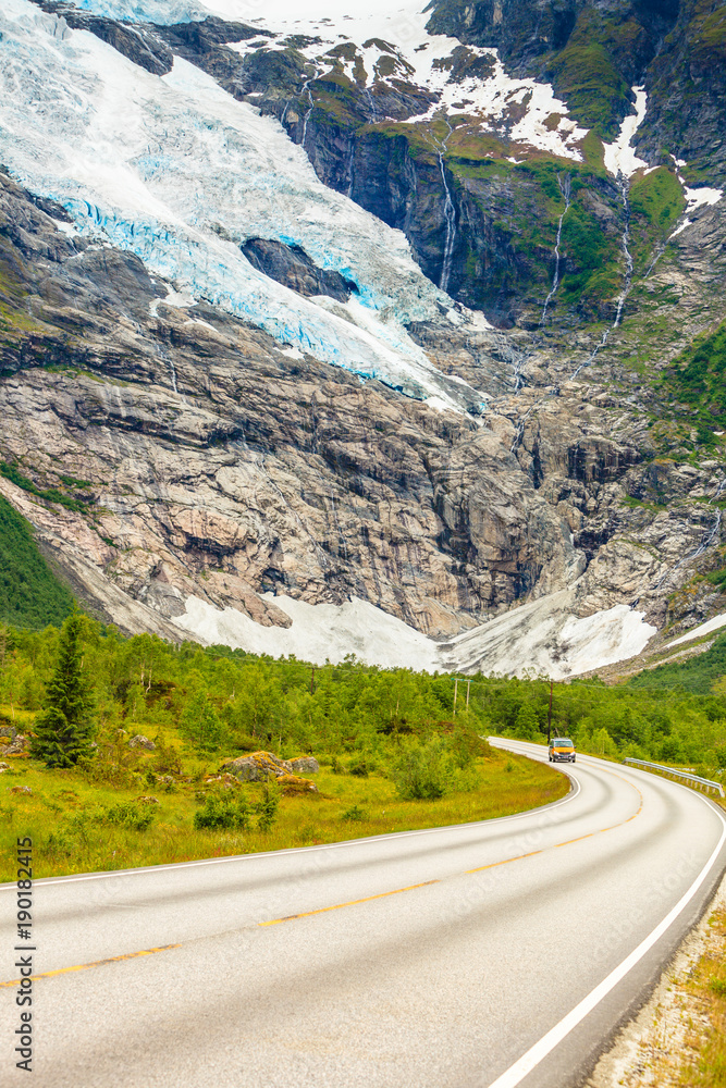 Naklejka premium Boyabreen Glacier in Norway