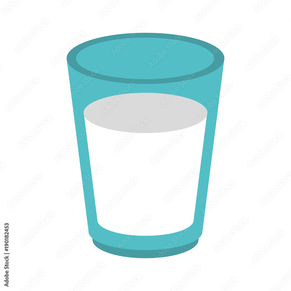 Milk glass cup icon vector illustration graphic design Milk glass cup icon vector illustration graphic design