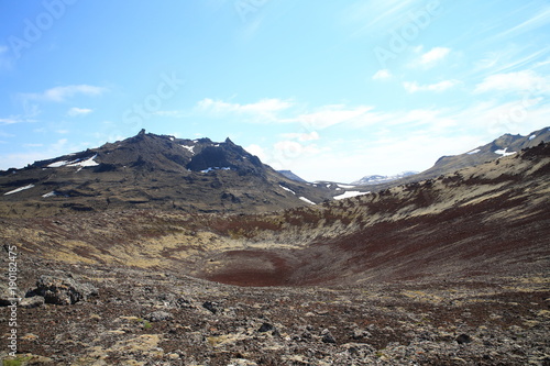 Volcanic Landscape Iceland Berserkjahraun, Snaefellsnes photo