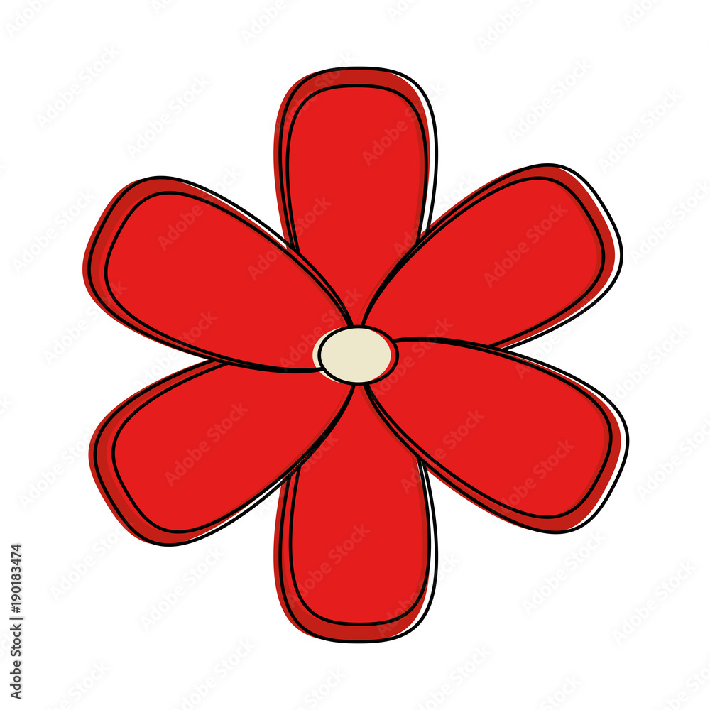 cute flower decorative icon vector illustration design cute flower decorative icon vector illustration design