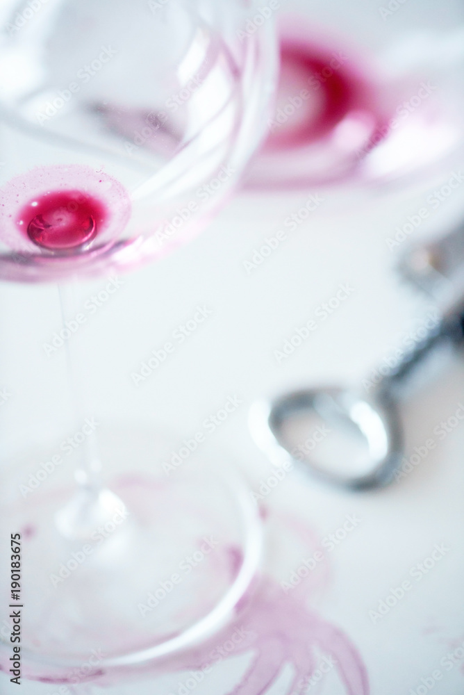 empty wine glasses empty wine glasses