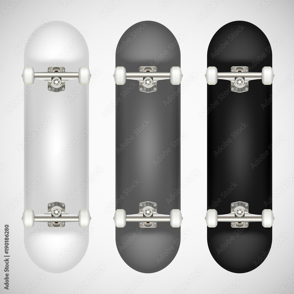 Blank Skateboard Template