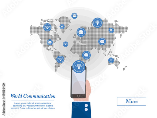 One World Communication, you can communicate anyone and anywhere around the world.