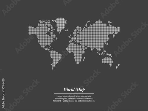 Best popular World map Vector globe template for anything world wide, website, design, cover, annual reports. Flat Earth Graph World map illustration.