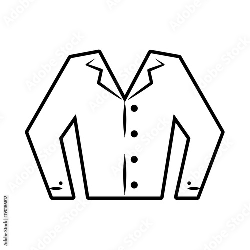 Mens pijama isolated icon vector illustration graphic design