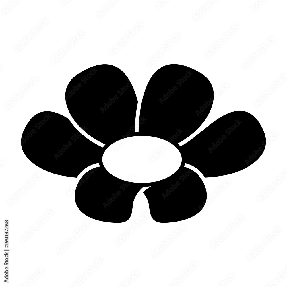 flower natural decoration ornament spring icon vector illustration flower natural decoration ornament spring icon vector illustration