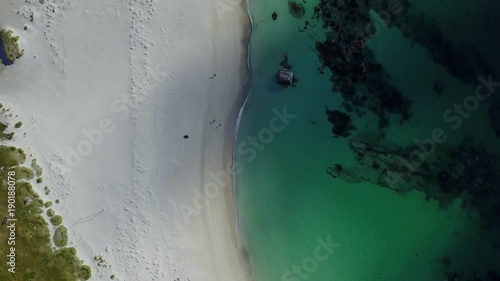 hauckland beach in norway photo