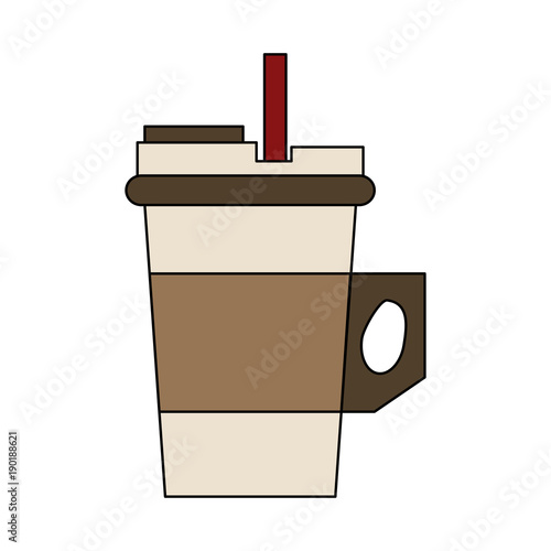 Coffee to go icon vector illustration graphic design