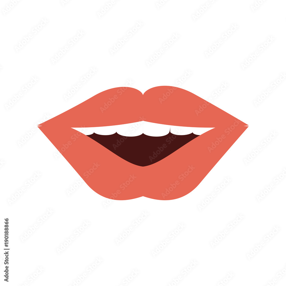 Mouth cartoon isolated icon vector illustration graphic design Mouth cartoon isolated icon vector illustration graphic design