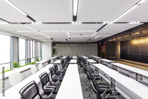 Foto interior of modern lecture hall