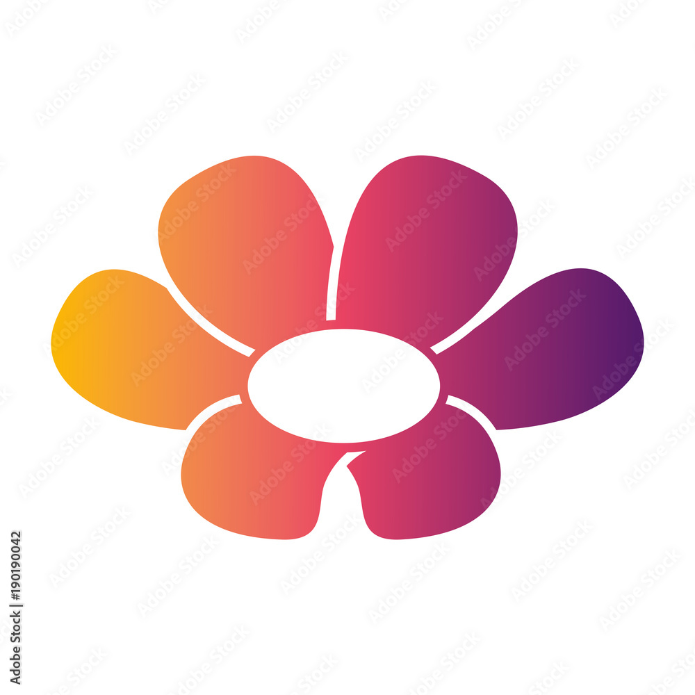 flower natural decoration ornament spring icon vector illustration flower natural decoration ornament spring icon vector illustration