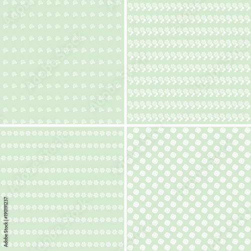 Pretty pastel vector patterns.