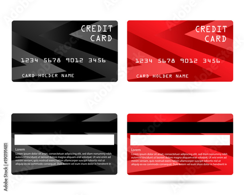 member card, business VIP card, design for privilege member,modern credit card, vector