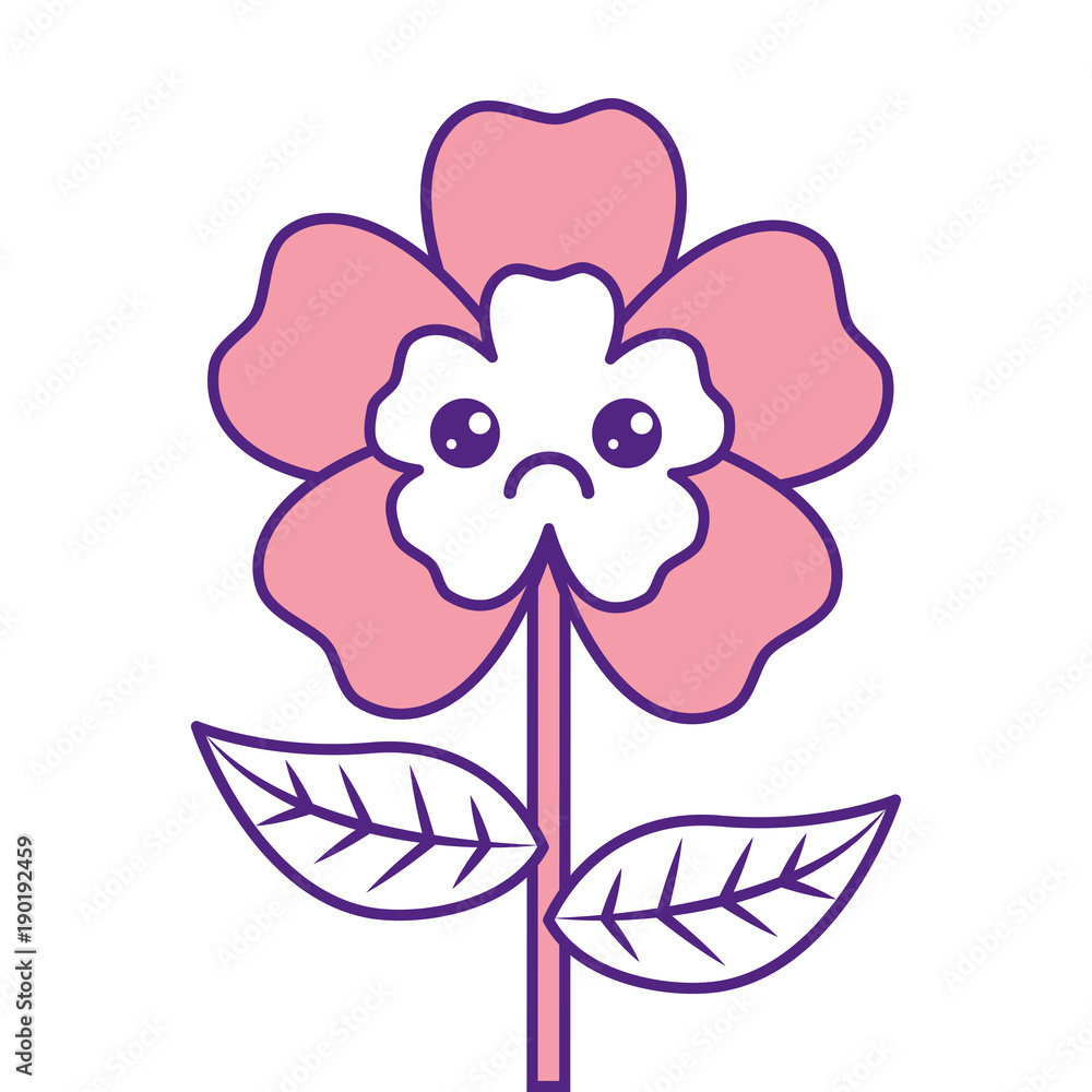 cute cartoon happy flower adorable kawaii vector illustration pink image design cute cartoon happy flower adorable kawaii vector illustration pink image design