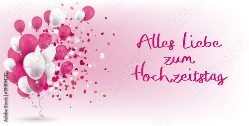 Alles Liebe zum Hochzeitstag
