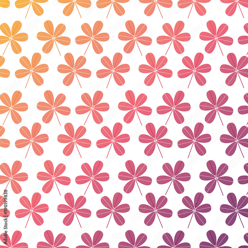 Fototapeta premium seamless pattern branch plant natural decoration vector illustration