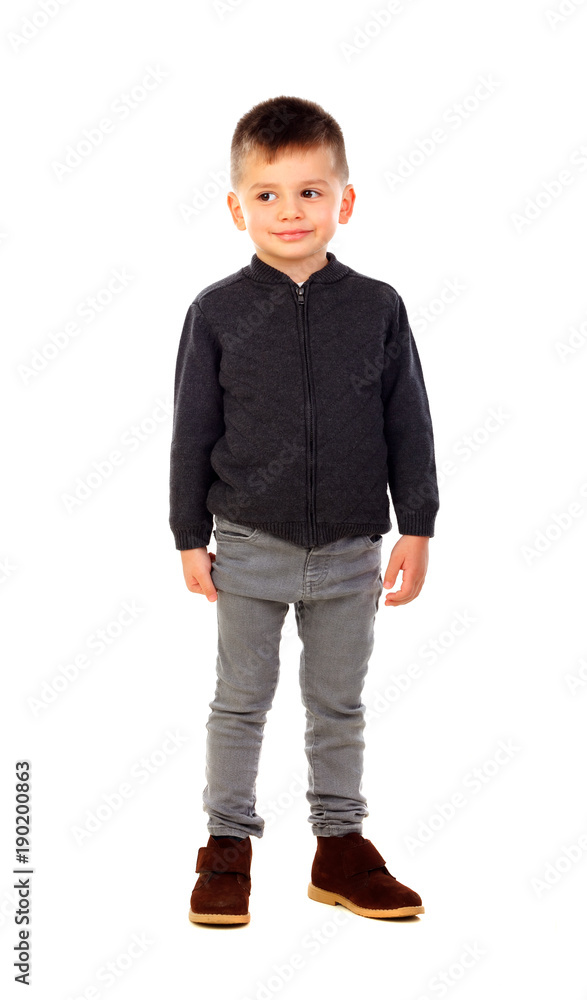 Beatiful child with jeans Beatiful child with jeans