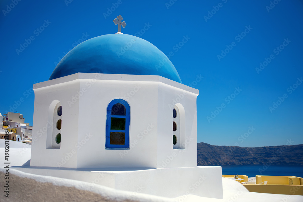 Church on the island of Santorini in Greece
