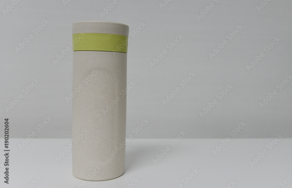 Water mug made from natural material Water mug made from natural material