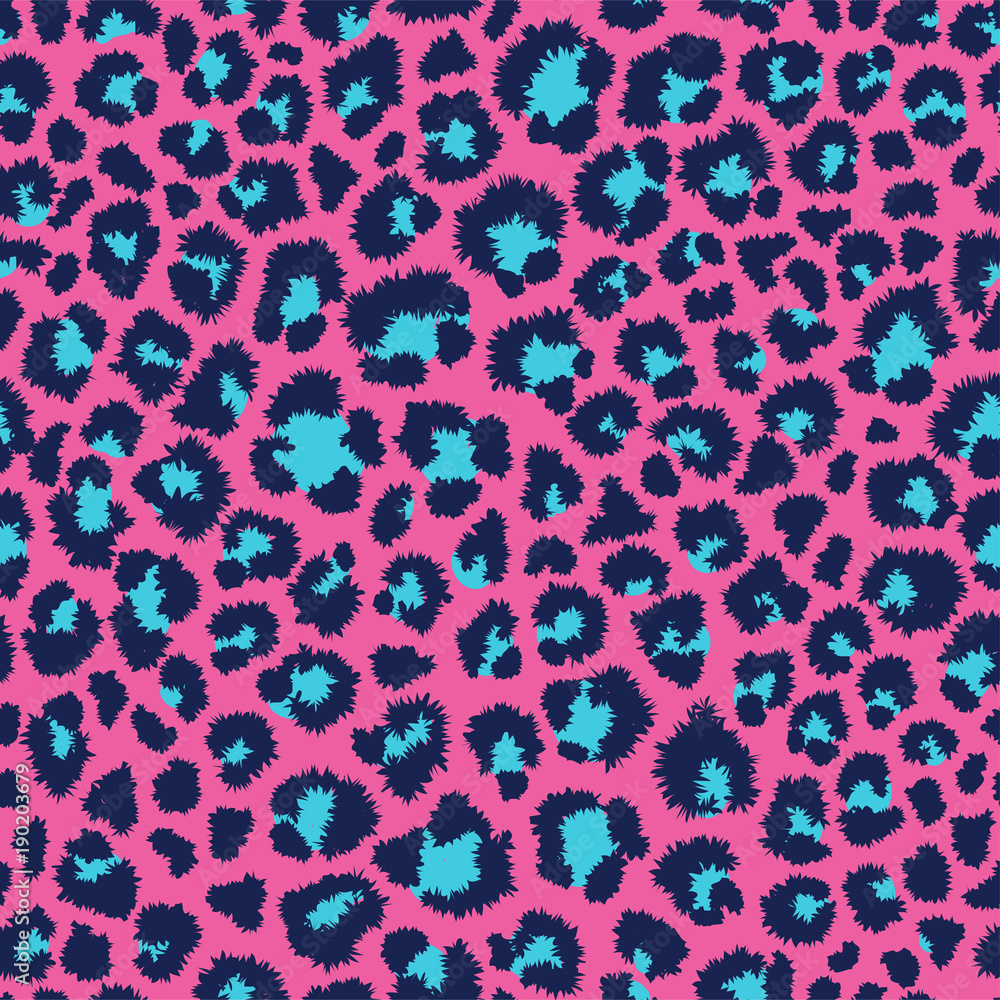 Leopard seamless pattern. Animal print. Vector background Leopard seamless pattern. Animal print. Vector background