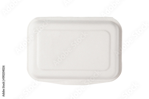 food box isolated on white background.