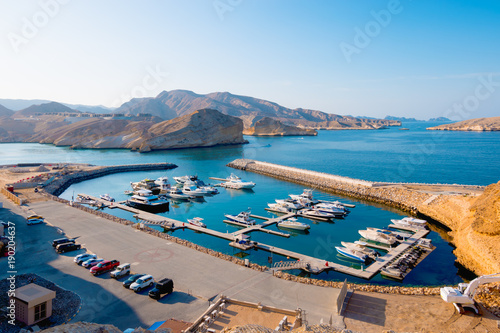 Small marina at Muscat  Oman.