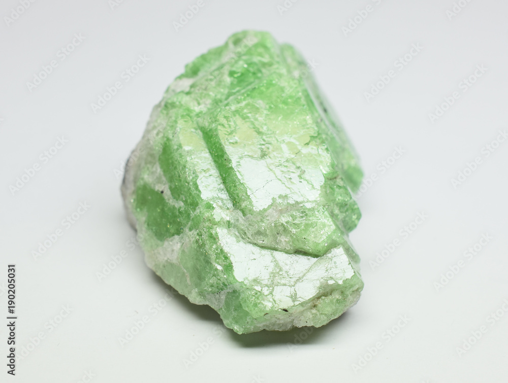Fototapeta premium Tsavorite Garnet rough gemstone
