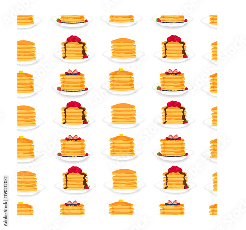 vector icon illustration logo for yellow pancake