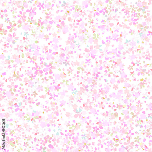 可愛い桜　小花柄