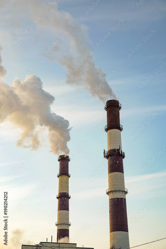 thick smoke belching from factory chimneys thick smoke belching from factory chimneys