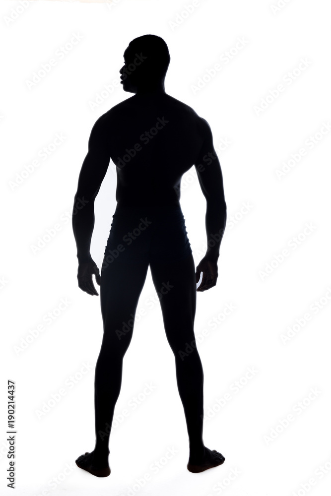 full portrait of an african man full portrait of an african man