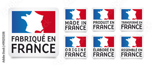 Made in France, fabriqué en France, origine France, élaboré en France, transformé en France, assemblé en France, produit en France