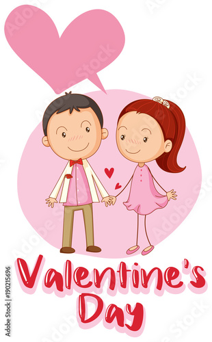 Love couple on Valentine's day