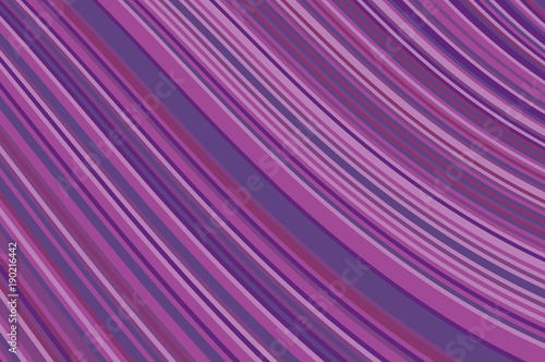 Abstract background with oblique wavy lines. Vector illustration. Different shades of purple, violet color.