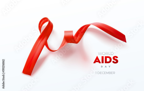 Aids Awareness Red Ribbon.