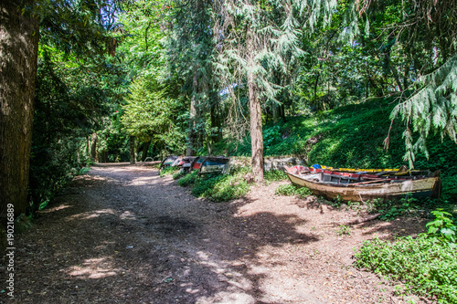 Old boats in a forest - Braga - Portugal