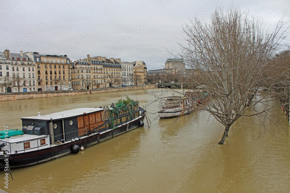 Paris, crue de la Seine 2018