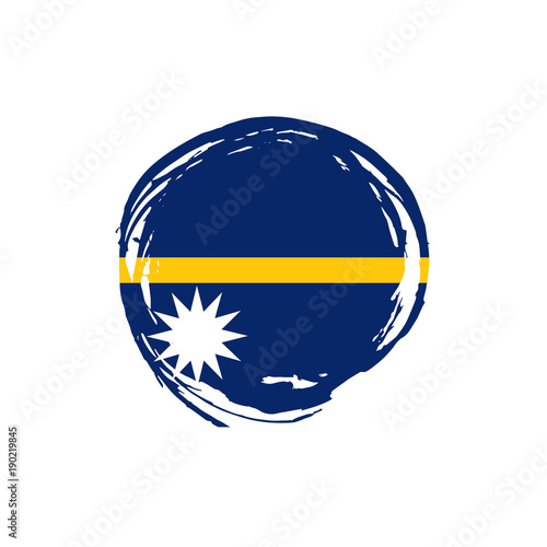Free Download Nauru flag, vector illustration - GFXLoad