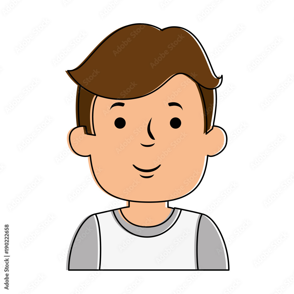young man model avatar character vector illustration design young man model avatar character vector illustration design