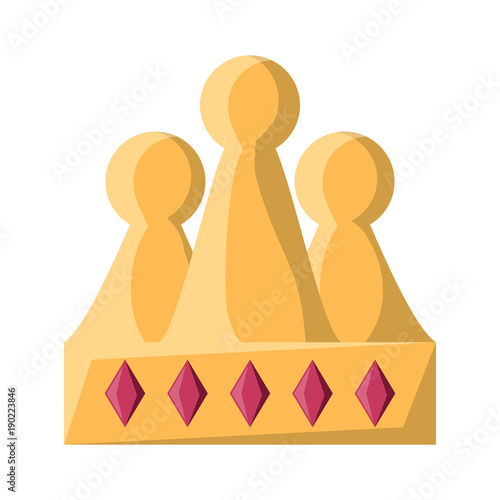 King crown icon image