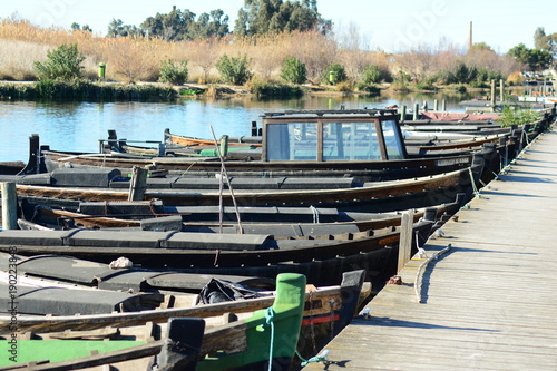 Wallpaper Mural Older boats in Spain Torontodigital.ca