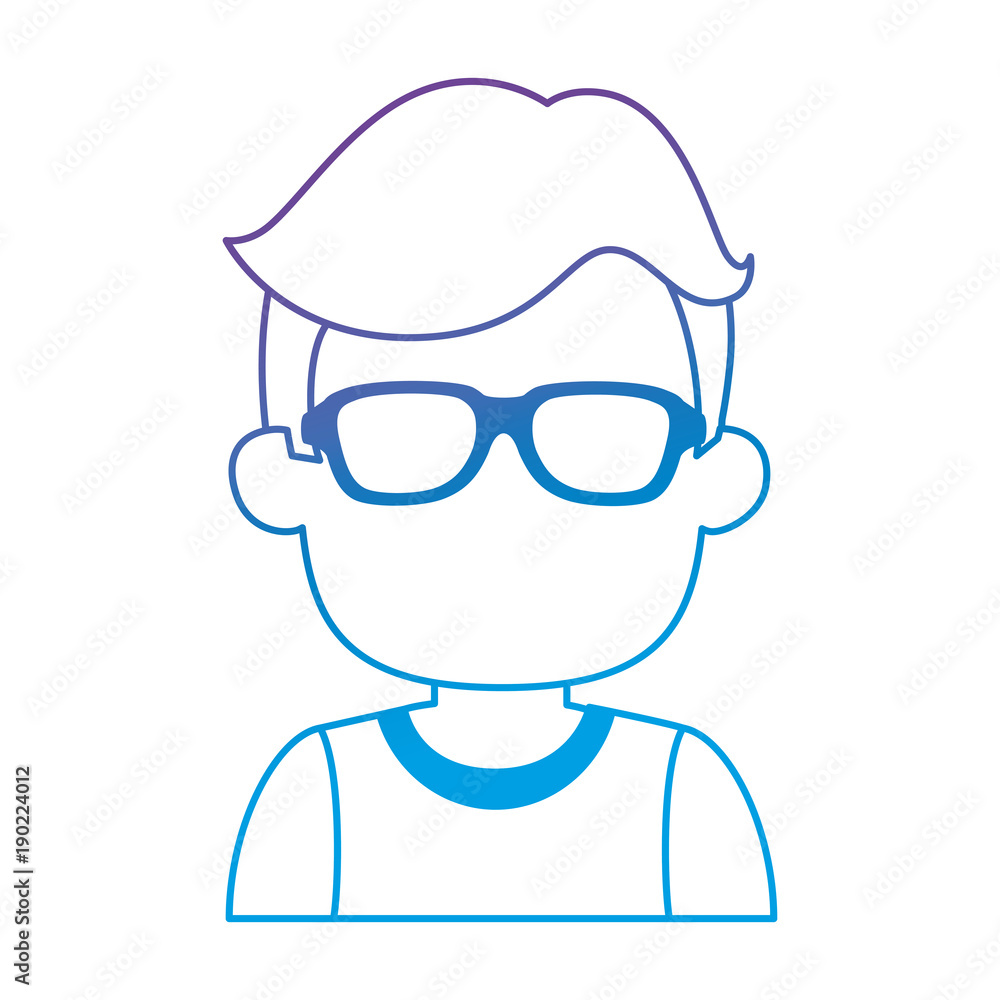 young man model avatar character vector illustration design young man model avatar character vector illustration design