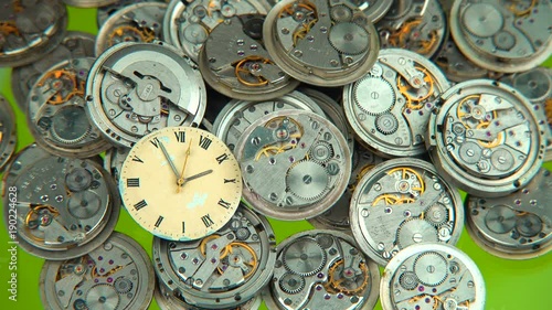 Wallpaper Mural old arrangements of hours in a workshop Torontodigital.ca