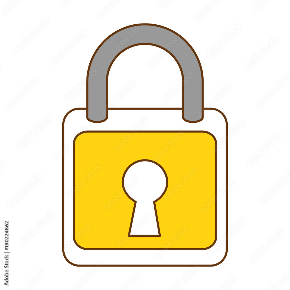 safe secure padlock icon vector illustration design safe secure padlock icon vector illustration design