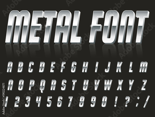 Font style 80 s.
