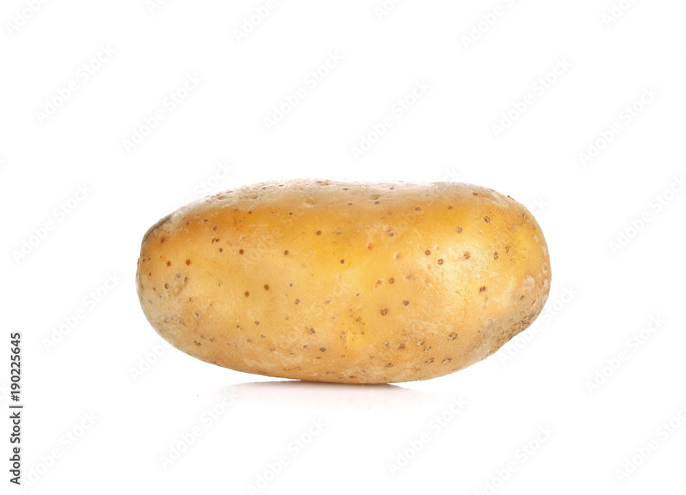 Potato on white background Potato on white background