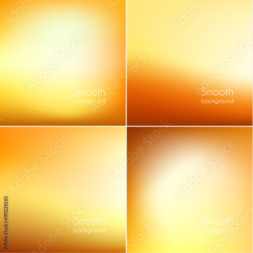 Smooth defocused blur backgrounds set