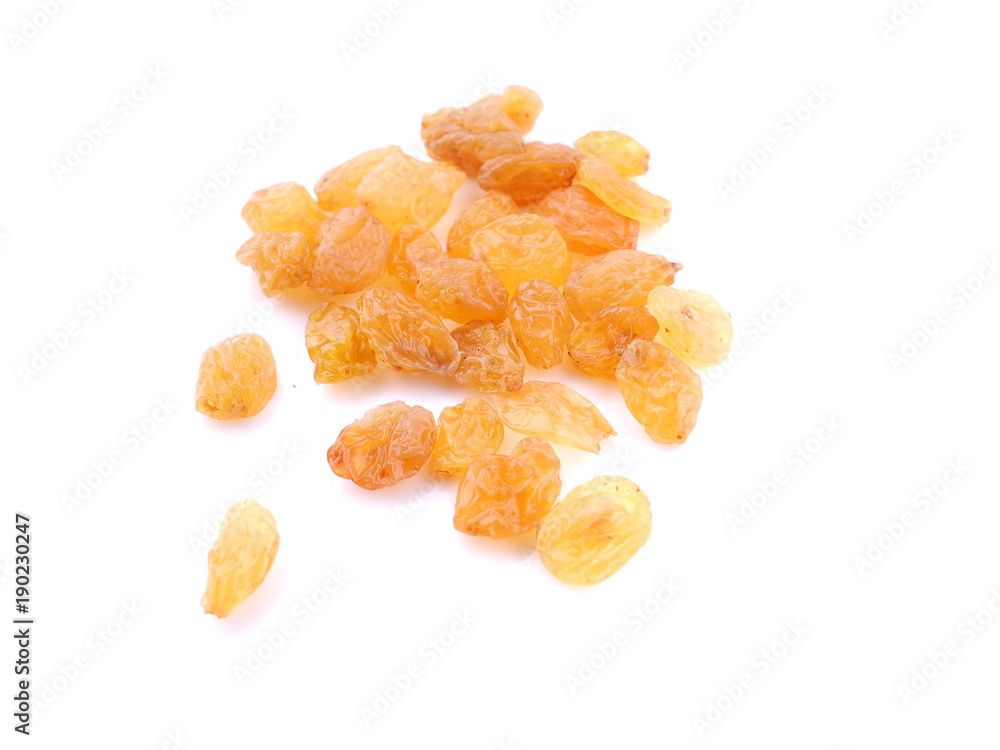 raisins on a white background raisins on a white background