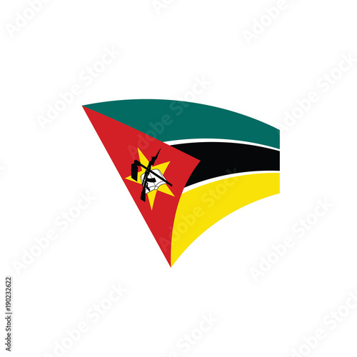 Free Download Mozambique flag, vector illustration - GFXLoad