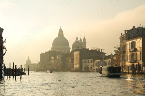 Buildings in Venice along the Grand Canal in the Morning © Jason Yoder